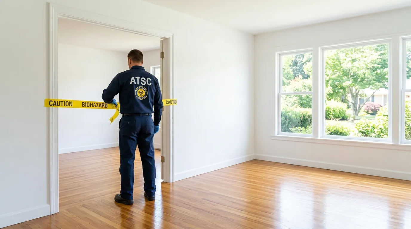 Certified biohazard cleanup crew performing Crime Scene Cleanup in North Haven